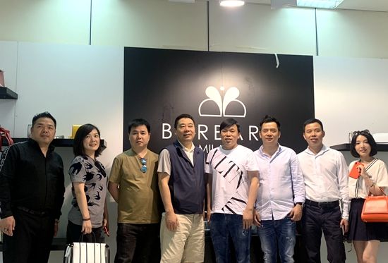 意法商业集团徐斌董事长一行参观芭贝拉-米兰集团。